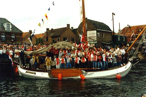 intocht van IJsselmeervogels